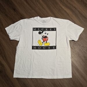 Disney White Tee with Mickey Mouse Graphic